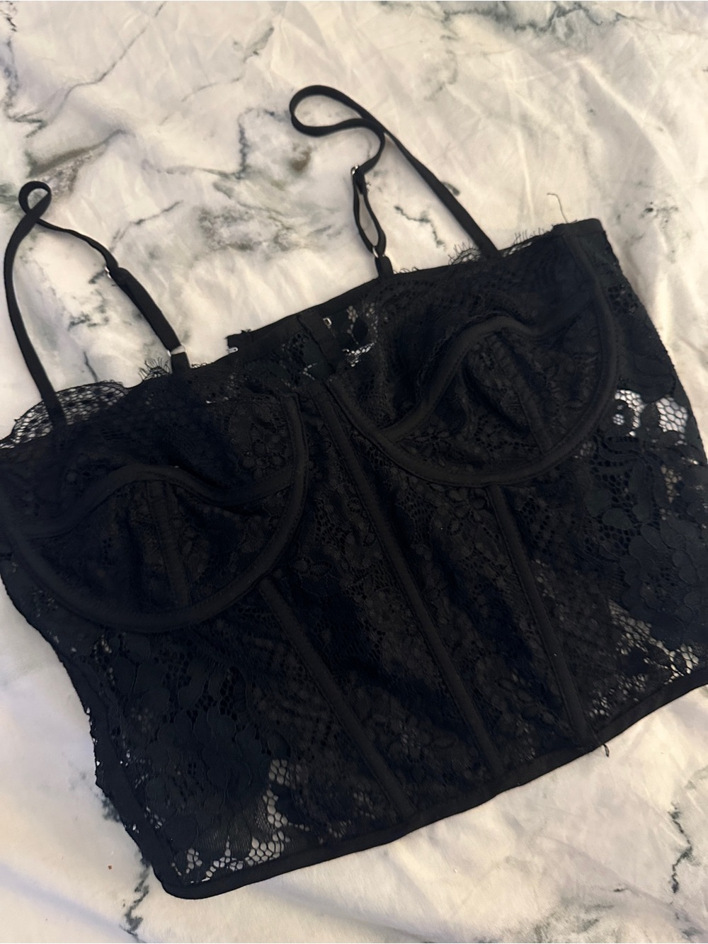 Altar'd State Black Lace Cami